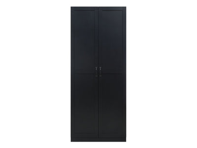 Klinte Storage Closet - Black