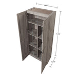 Klinte Storage Closet - Grey