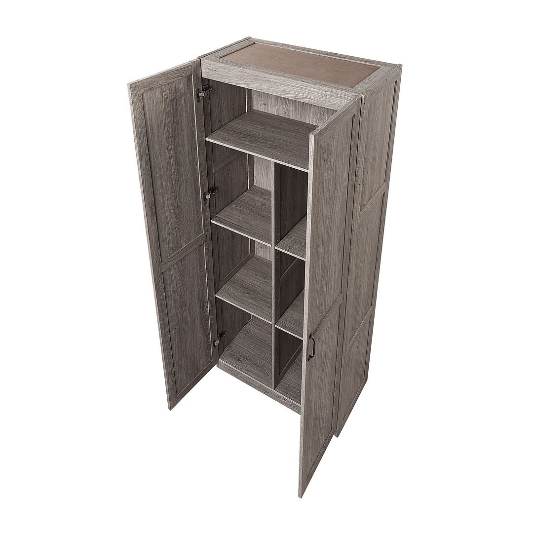 Klinte Storage Closet - Grey