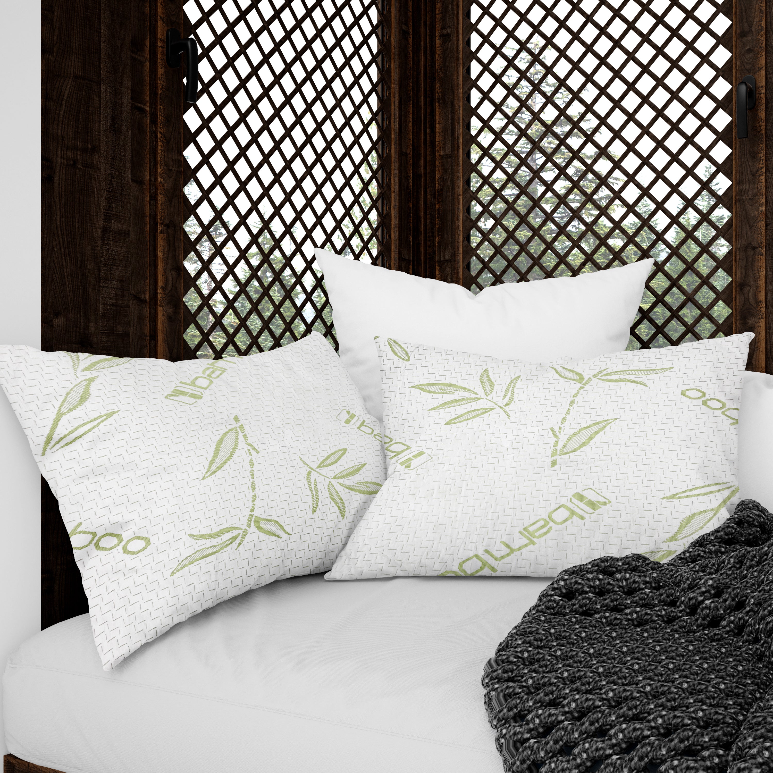 Cotton House 2 Pack Bamboo King Pillow