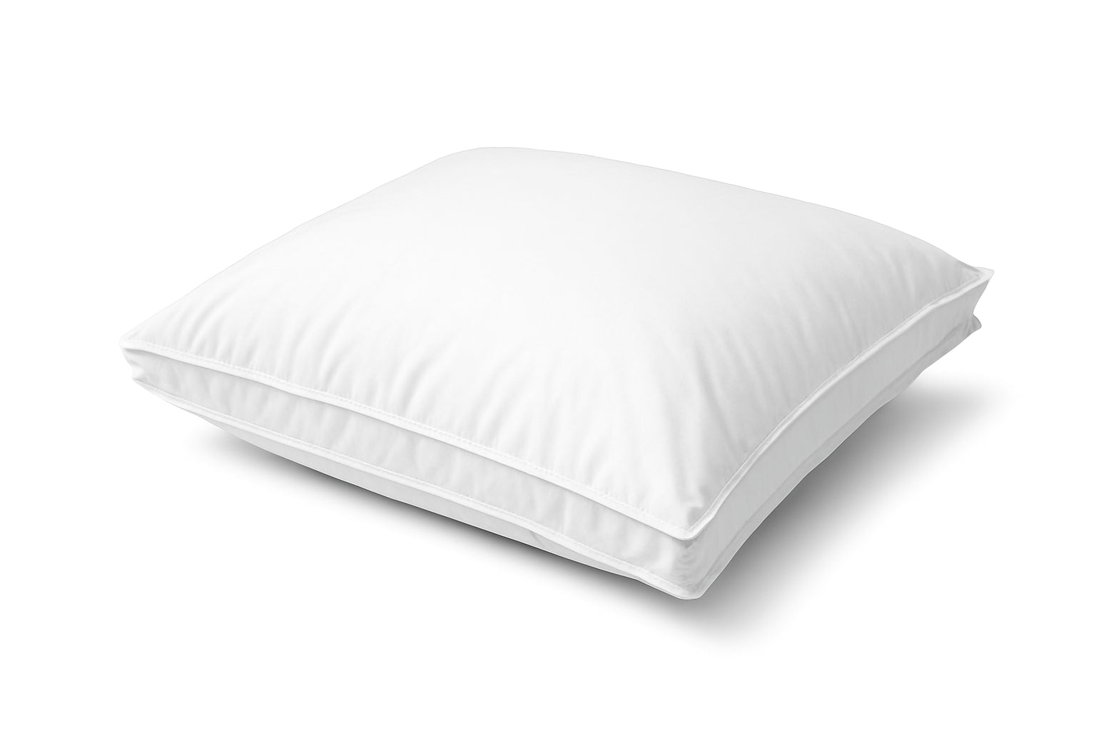 Cotton House 2 Pack 100% Cotton Gusseted Queen Pillow