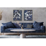 Blossoms in Indigo II Wall Art - Blue/White - 24 X 30