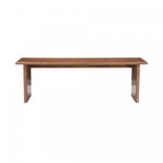 Tessin Dining Bench - Brown