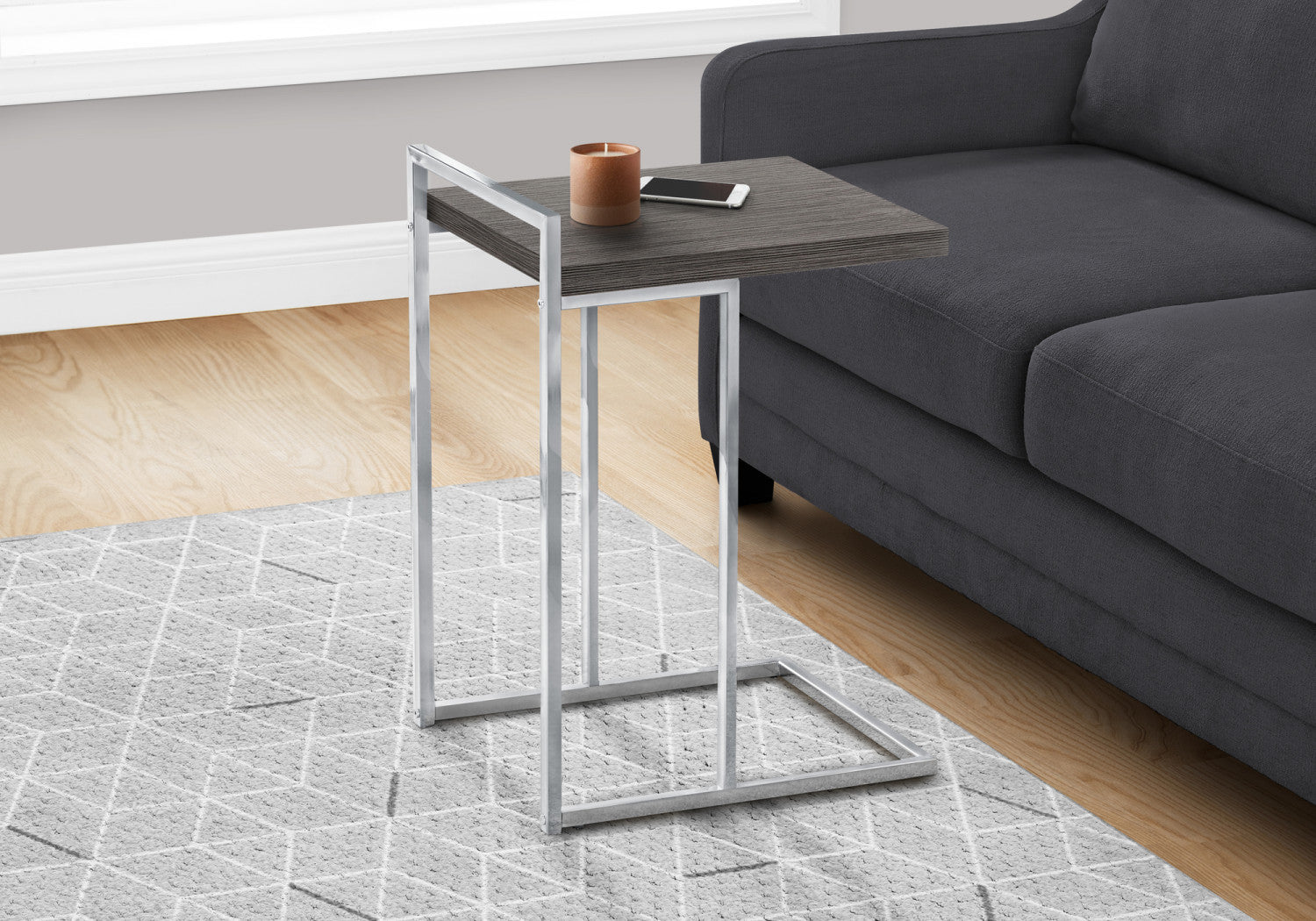 Cedar Side Table - Grey