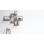 Bayan Metal Frame Wall Box II - Teak