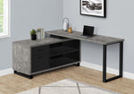 Runo Desk - Concrete Grey