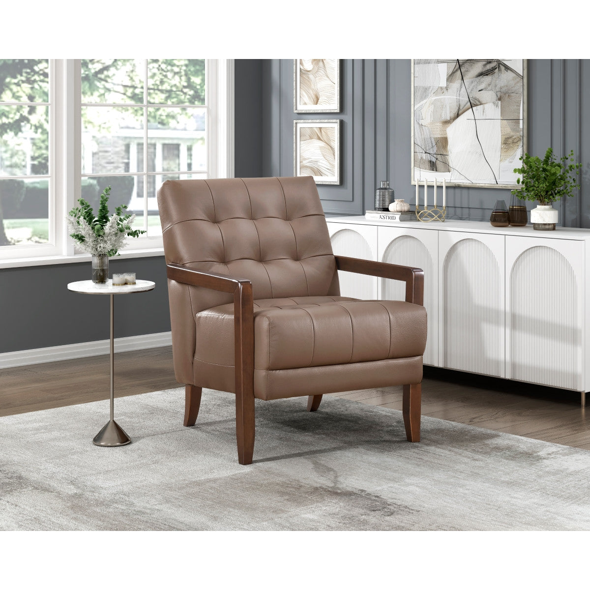 Archam Accent Chair - Brown