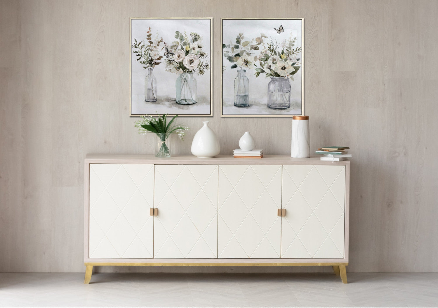 Still Life in Bloom II Wall Art - Neutral - 24 X 20