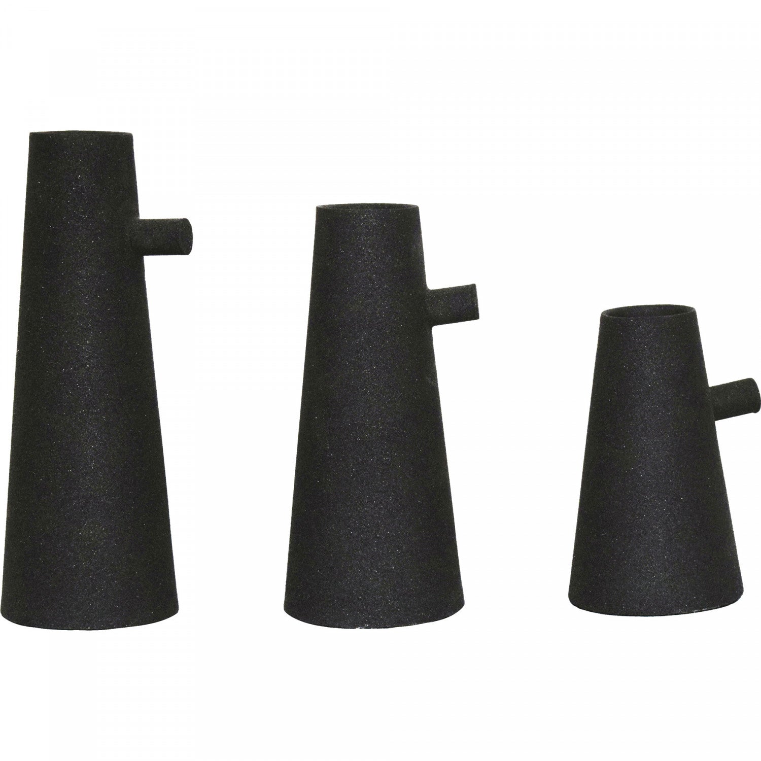 Aflyntia Vase - Matte Black - Set of Three