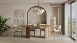 Fresno Dining Table - Light Brown