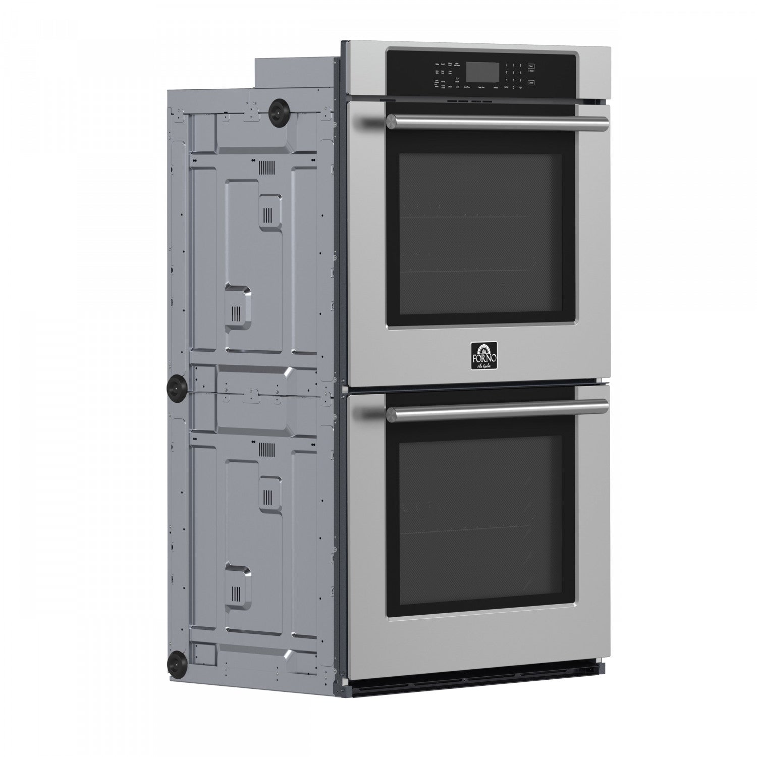 Forno Villarosa Stainless Steel 30" Double Wall Oven With Air Fry (10.0 Cu. Ft.) - FBOEL1365-30