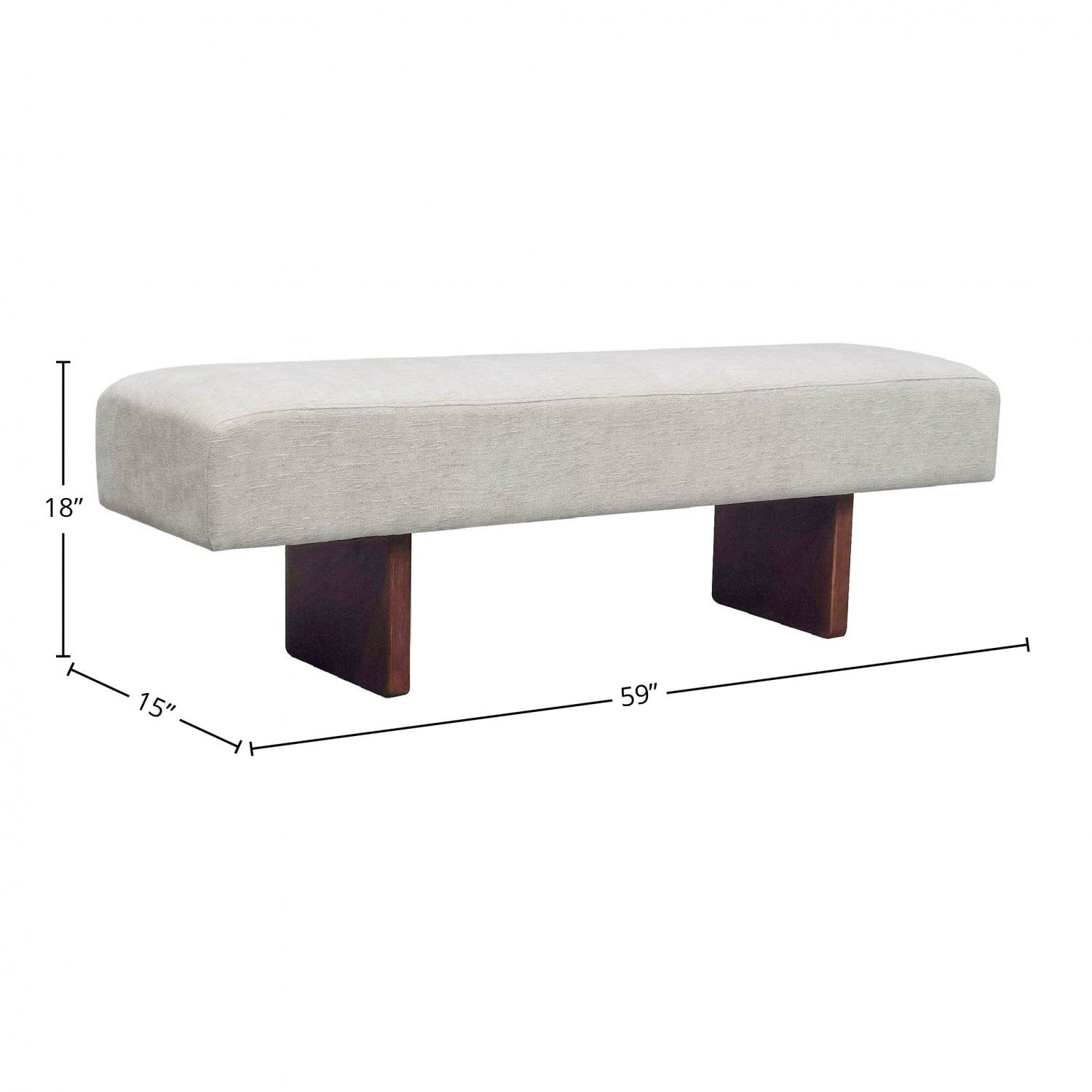 Vormund Bench - Oatmeal