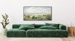 Pastoral Peace Wall Art - Green/White - 28 X 56