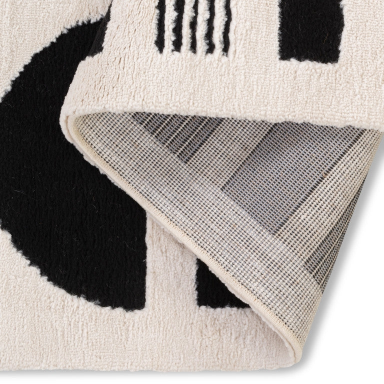 Sherpa Shapes Rug - 8' x 10' - White