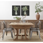 Botanical Still Life Wall Art - Charcoal - 16 X 20 -  Set of Two