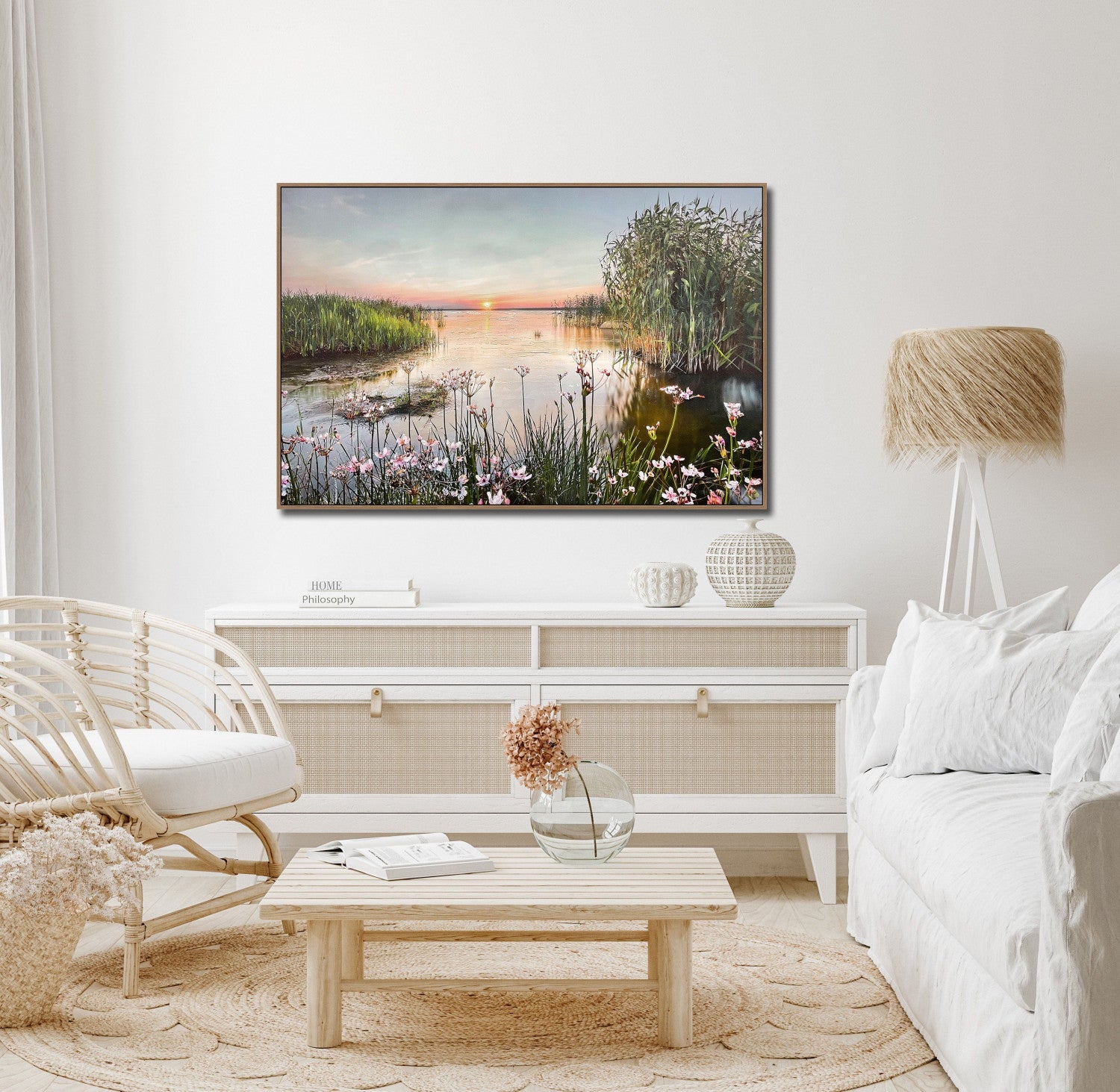 Marshlight Serenade Wall Art - Multi-Colour - 30 X 45