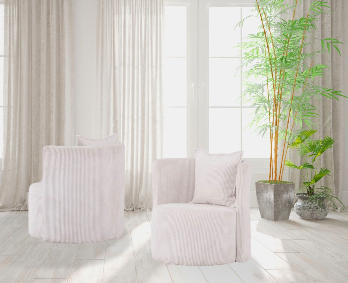 Averill Accent Chair - White