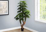 83" Monstera Tree With 8" Black Pot - Green