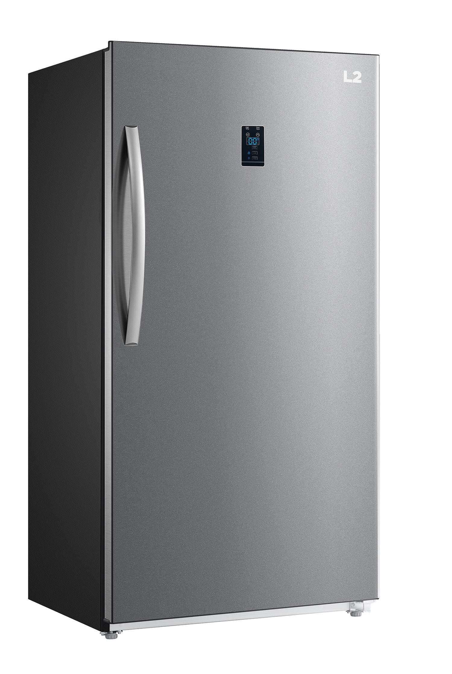 L2 Stainless Steel Upright Freezer and Convertible Fridge (17 Cu