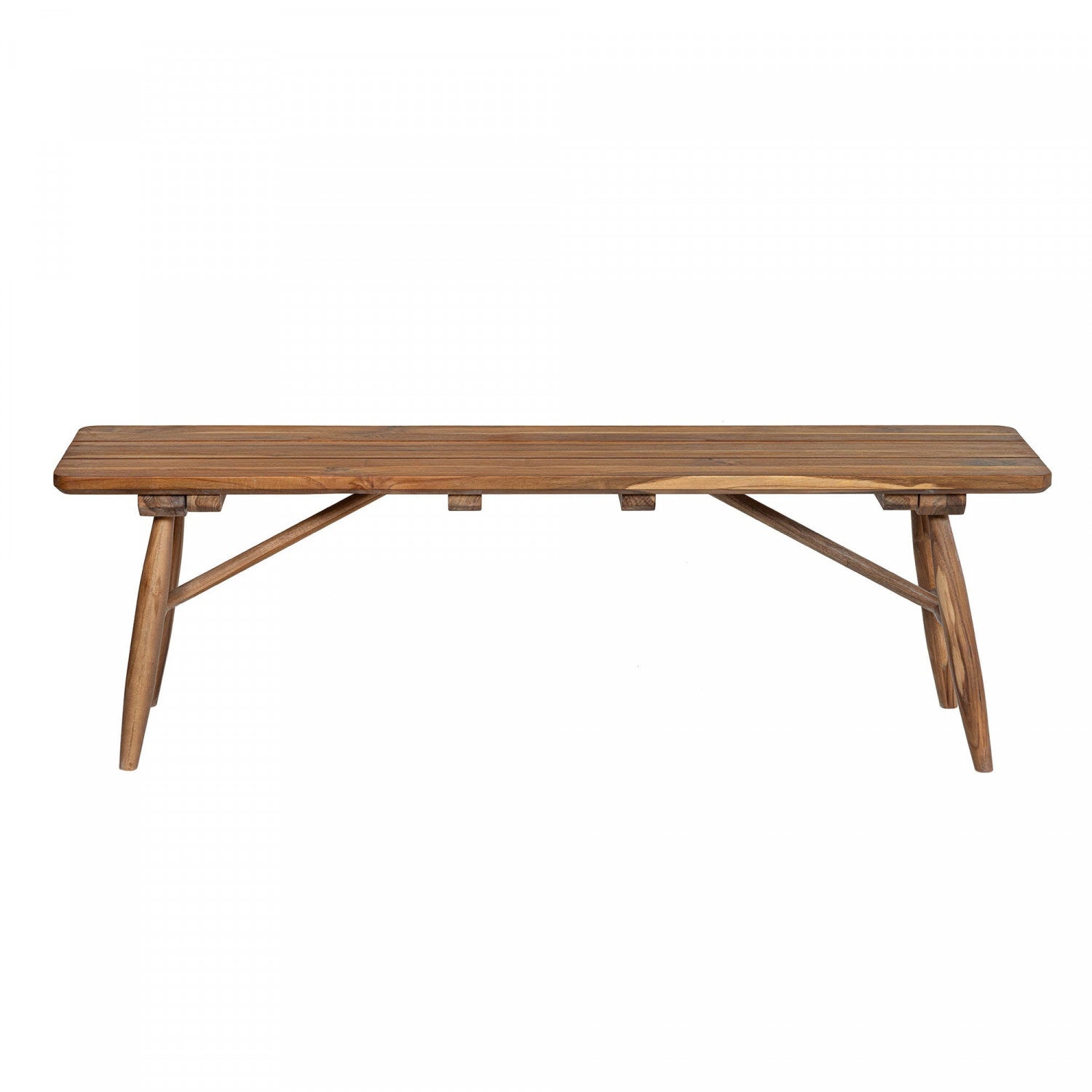 Veylor Outdoor Dining Bench - Brown