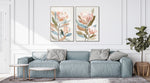Pastel Stems II Wall Art - Multi-Colour - 42 X 28