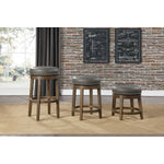 Westby Dining Stool - Grey - Set of Two