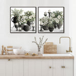 Tabletop Grace I Wall Art - White/Black - 30 X 30