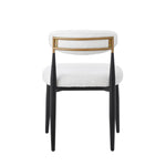 Kodi Dining Chair - White/Black - Set of Two