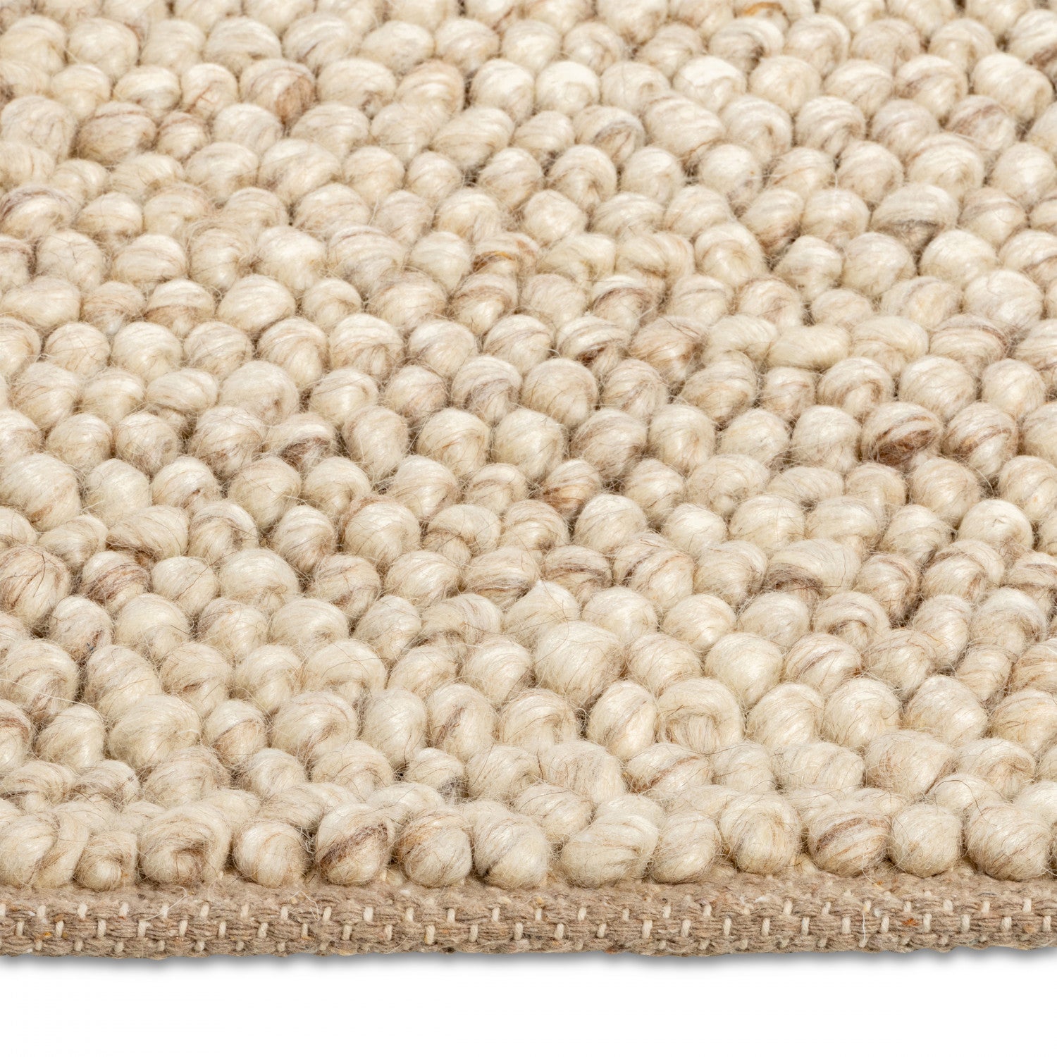 Calabria Pebbles Rug - 9' x 12' - Beige/Brown