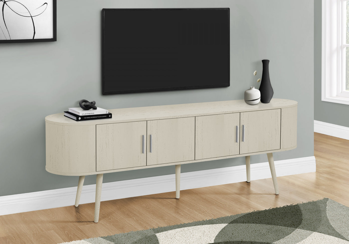 Luna TV Stand - White