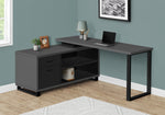 Runo Desk - Modern Grey
