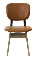 Lamarthe Dining Chair - Tan Brown - Set of Two