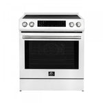Forno Donatello White Slide-in Induction Range with True Convection (5.0 Cu. Ft.) - FFSIN0905-30WHT