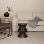 Gavrin Inverted Side Table - Bronze