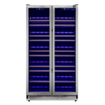 Forno Vernazza 40" 25 Cu.Ft. Stainless Steel 166 Bottle Dual Zone Wine Cellar - FWCDR6642-40S