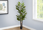 83" Dracaena Tree With 8" Black Pot - Green