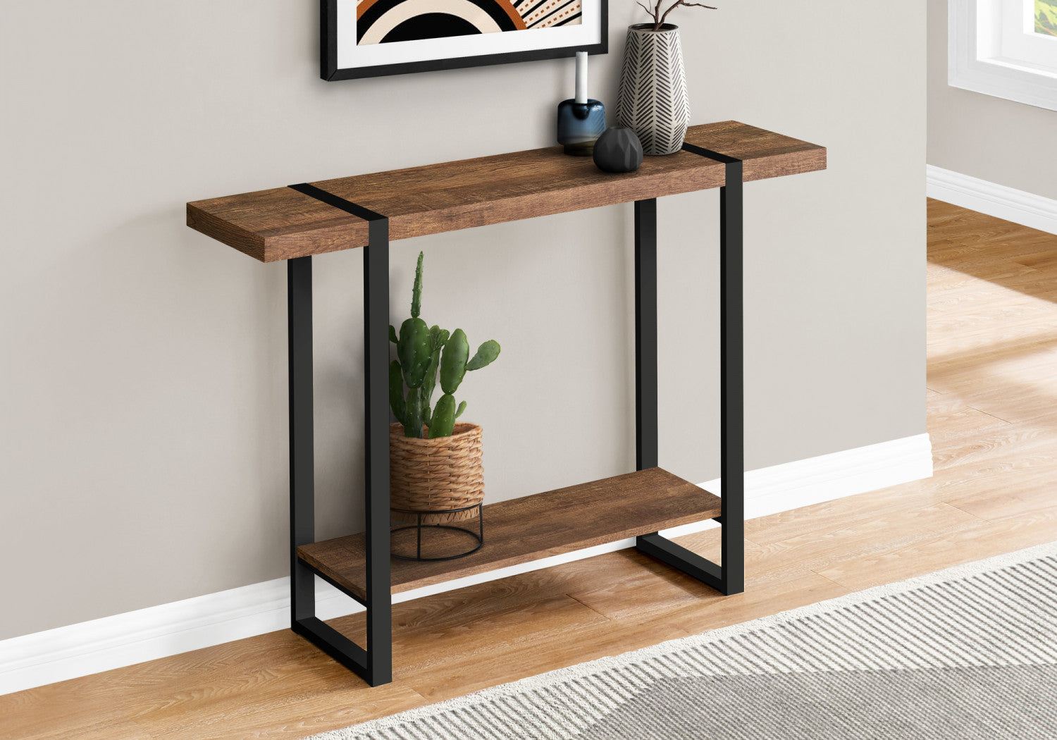 Allen Sofa Table - Rustic Brown