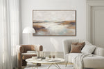 Muted Horizons Wall Art - Brown/Beige - 30 X 50