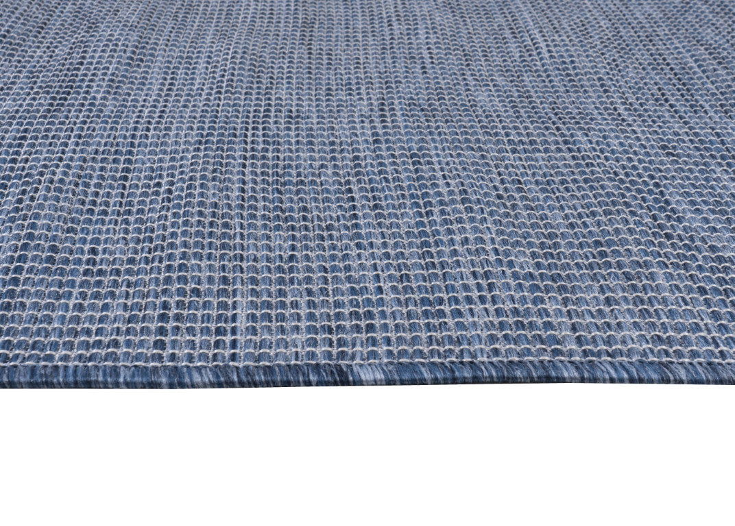 Calypso Crosshatch Outdoor Rug - 8' x 10' - Blue