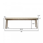 Borgrad 59" Bench - Sand