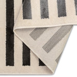 Urbane Lines Rug - 6' x 9' - Grey/Black