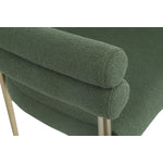Brantley Dining Chair - Green/Gold - Set of Two