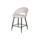 Mila Counter Stool - White/Black - Set of Two