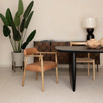 Valestra Dining Chair - Hunter Tan