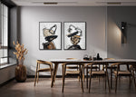 Equilibrium I Wall Art - Beige/Brown/Black - 24 X 30