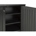 Cora Shoe Cabinet - Black