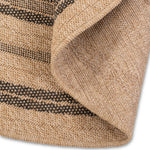 Avanos Circles Indoor/Outdoor Rug - 6ft Round - Beige/Black