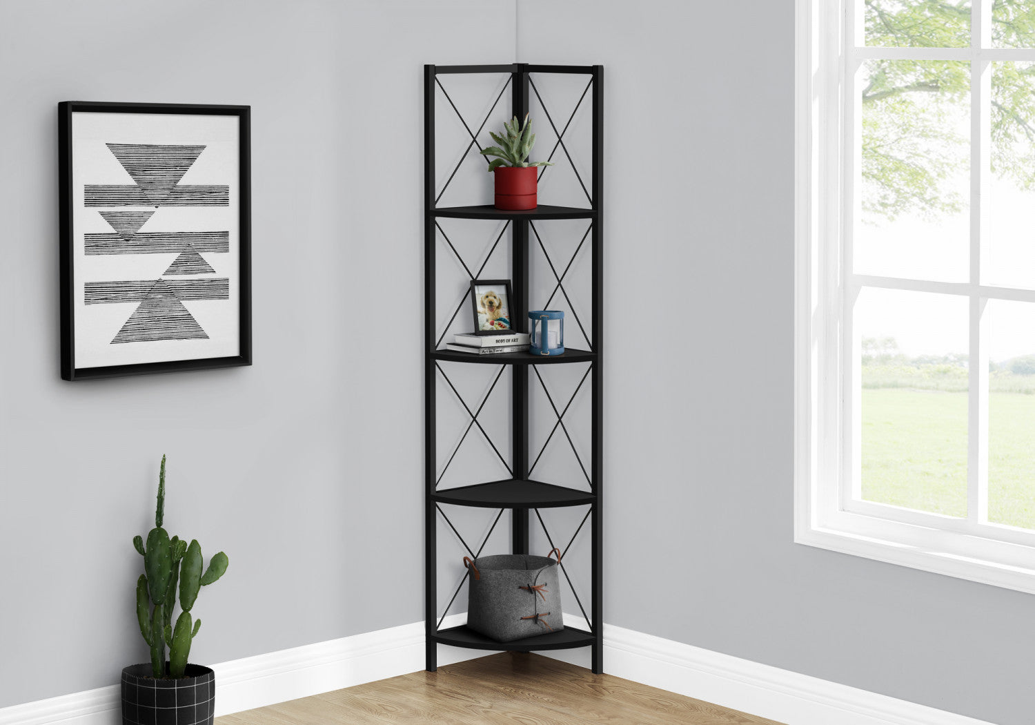 Zeva Bookcase - Black