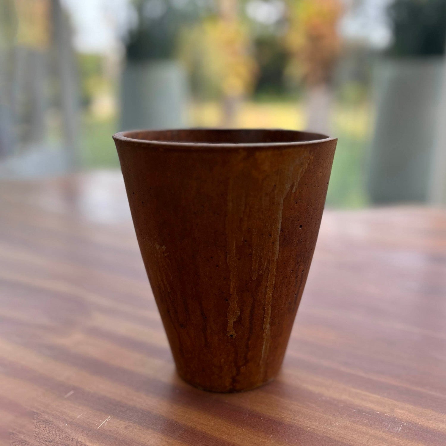 Heartholm Medium Planter - Corten