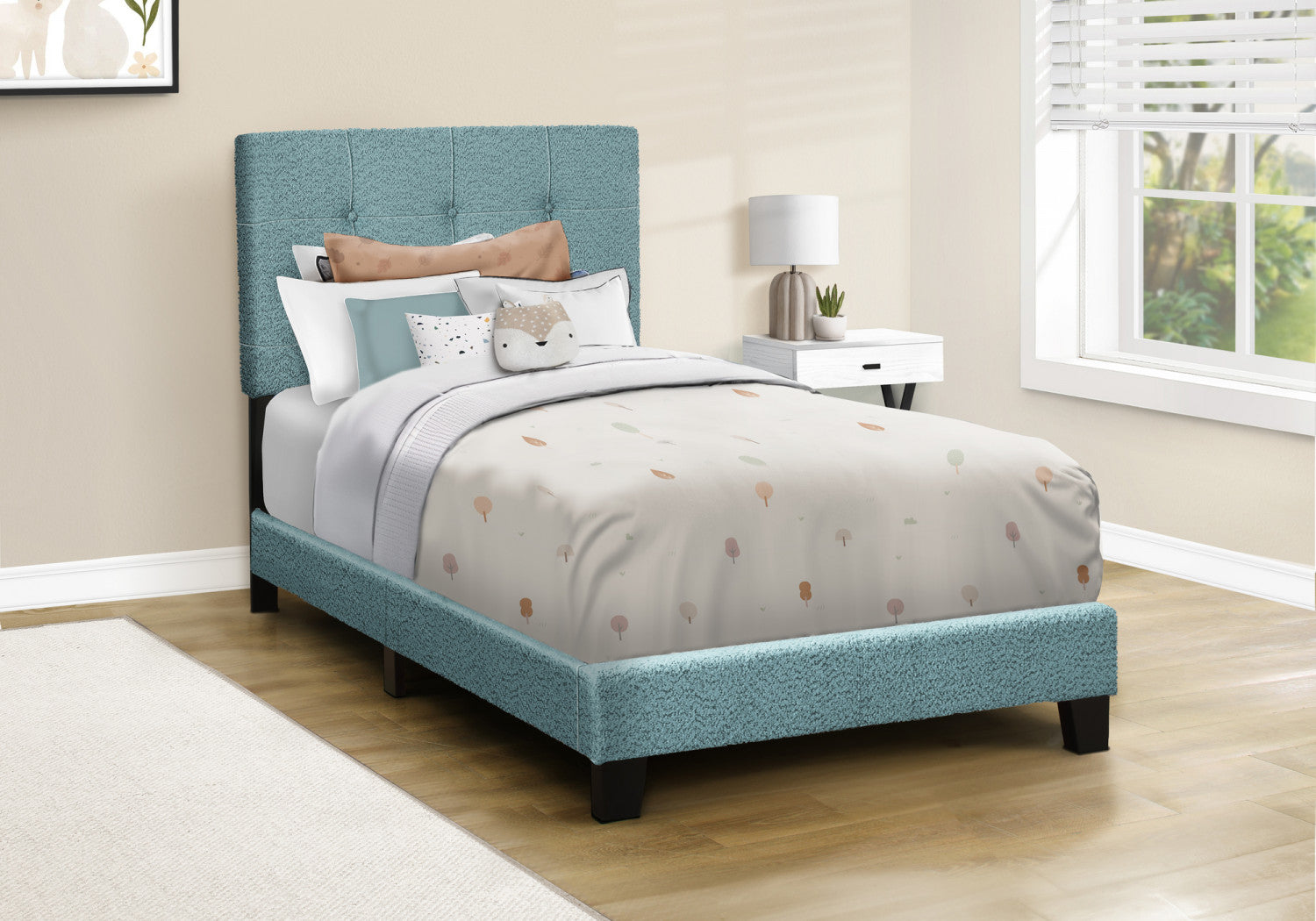 Evelyn Twin Bed - Blue